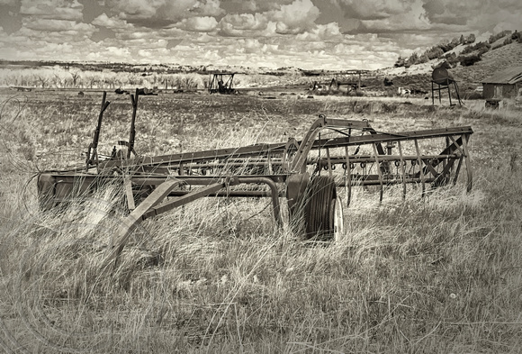 Farm equipment abandoned