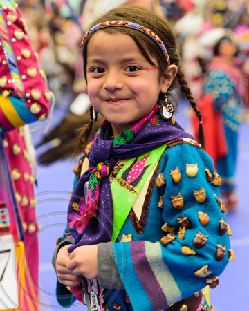 little girl native amercan dancer pow-wow 2017-2