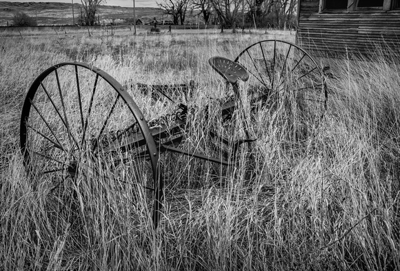 Abandoned farm equipment