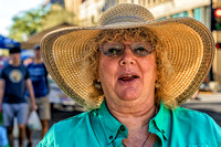 Lady with glasses and hat-farmers market-Billings MT-8-26-2022