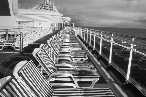 Deck Chairs-Princess Line-Alaska Cruise-2009