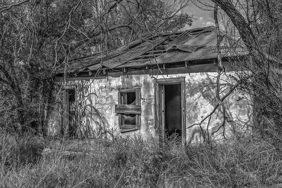 Old House BW-New Mexico-09-28-2022