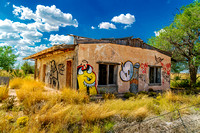 Abandoned House with graffiti-New Mexico-9-28-2022
