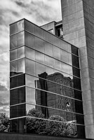 Reflection on Building-Seattle WA-5-24-2014-b&w