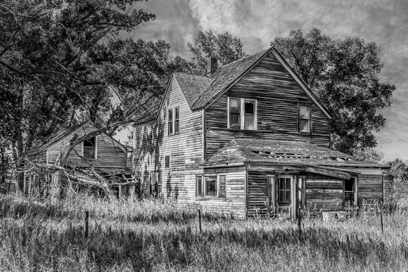 Abandoned House-Cushman MT-9-17-2014-bw