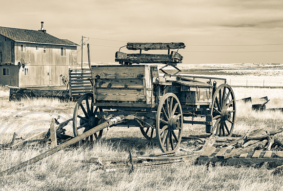 wooden wagon Ingomar