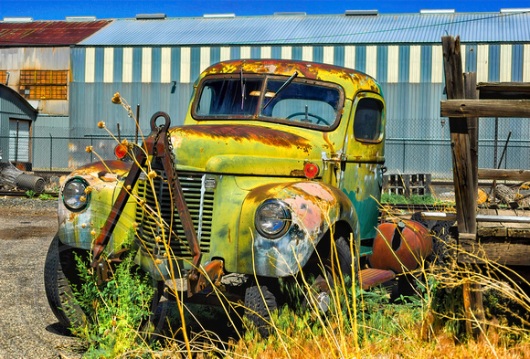 Street photography Billings Abandoned Truck