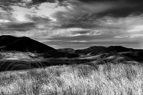 Montana Landscape B&W