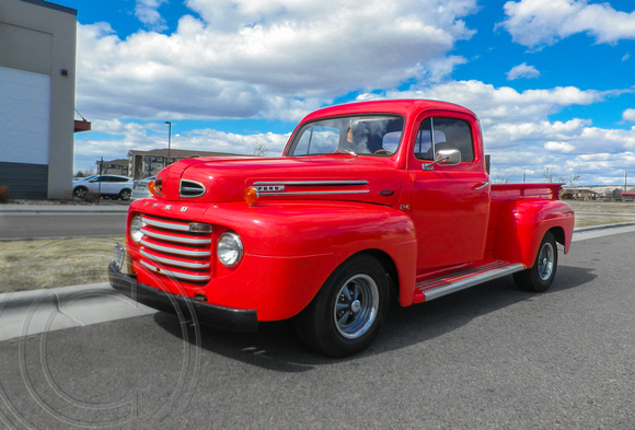 1948 Red Ford Pickup-2
