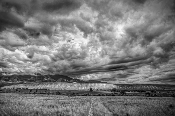 Wyoming Landscape B&W