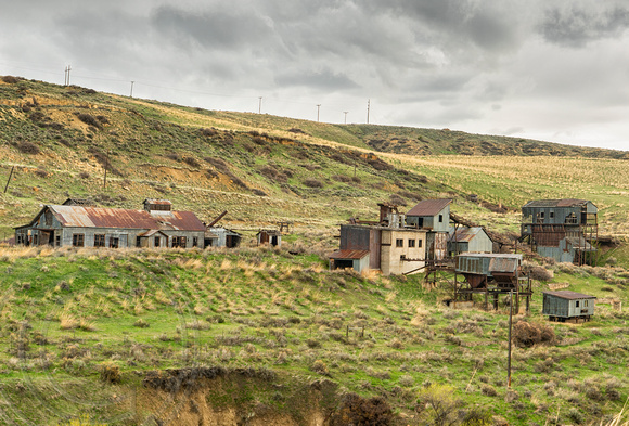 Abandoned coal mine near Bearcreek Montana