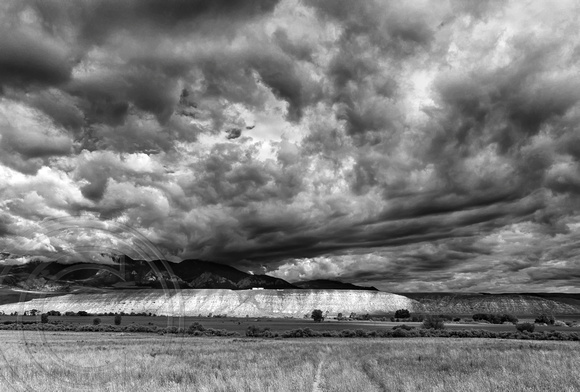 Wyoming Landscape b&w-2