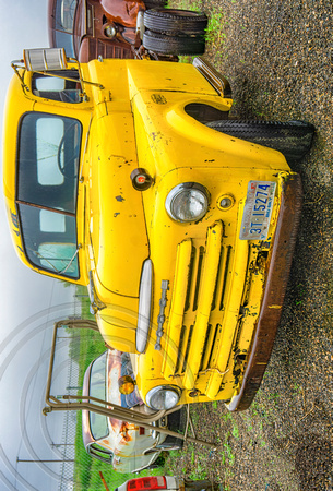 Yellow Dodge Truck