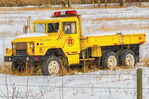 Yellow Fire Truck