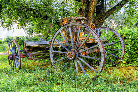 Old Wooden Wagon-1