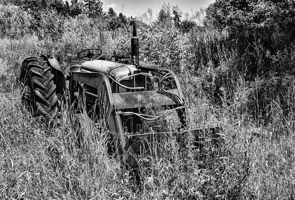 Tractor abandoned by Alberton MT-