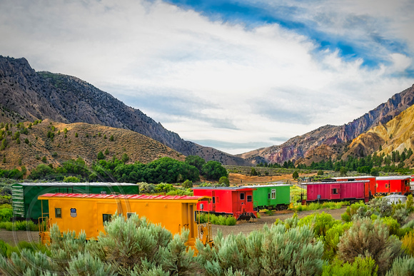 Railcars, Camping-8-07-2014
